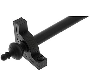 Sovereign Urn Deco Stair Rod - Iron